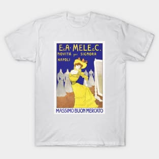 Mele Napoli -  retro advertising by Cappiello T-Shirt